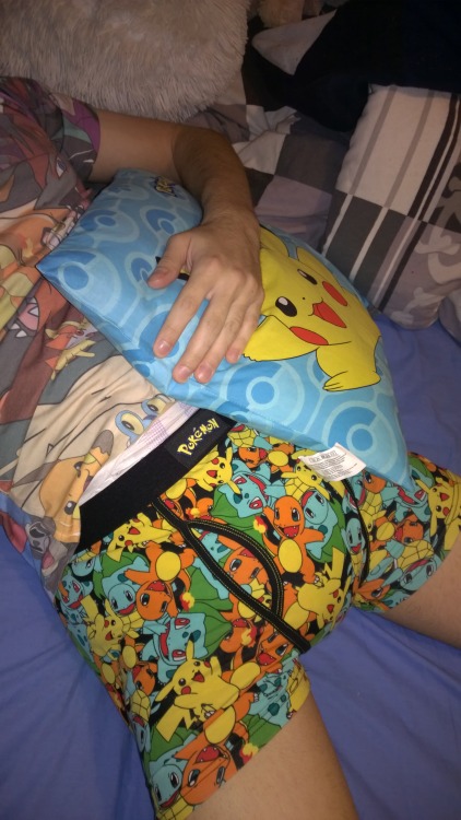 rickdlca: diapersandboys: New undies and a new awesome t shirt! Also we found a cool pillow today H