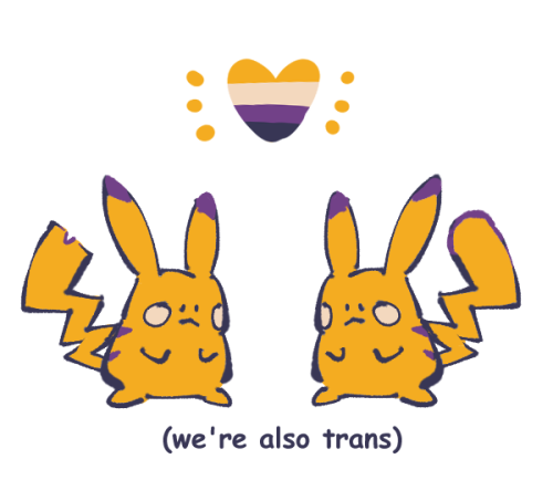 waninocco:trans pikachu reposted without cis jokes as the last one got taken down  