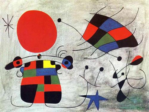 The Smile of the Flamboyant Wings, Joan Miró, 1953