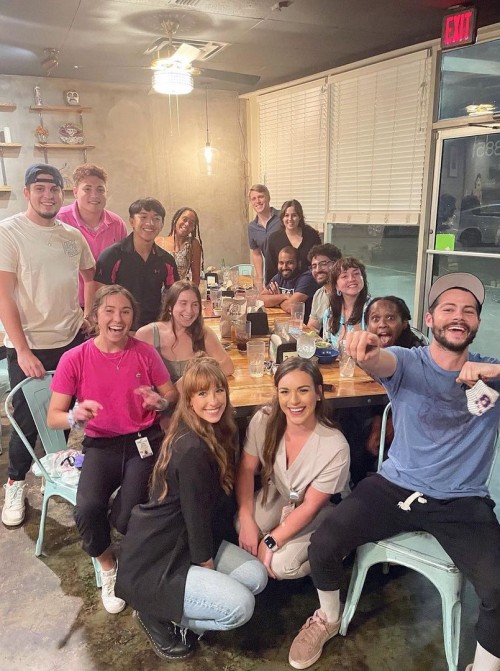onlydylanobrien: Dylan O'Brien with fans at the Ki’ Mexico Restaurant in Shreveport, Loui