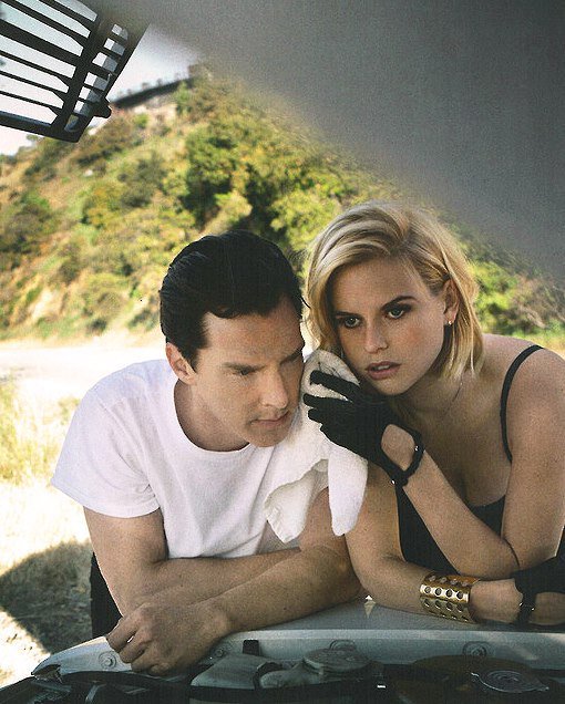 Benedict Cumberbatch and Alice Eve for GQ Style, 2014