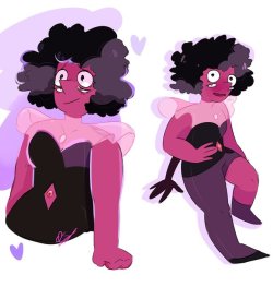 qs-art: rhodonite! shes so sweet