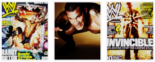 theprincethrone-deactivated2016:  Randy Orton + WWE magazine 