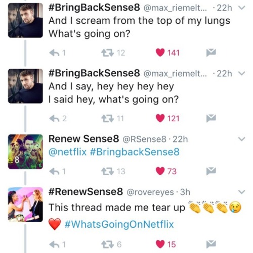commongayboy:Every Netflix tweet has this thread going on oh my god sensates are the best! #WhatsGoingOnNetflix https://bit.ly/RenewS8