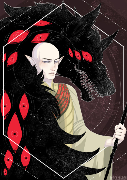 blackberreh-art: Fen'Harel - The Dread WolfOh man there’s just something about Solas that real