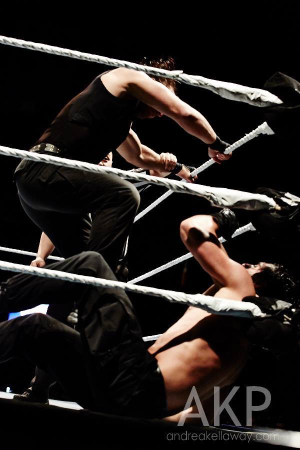 believeintheshieldwwe:  Seth Rollins vs Dean Ambrose #WWEHamilton Credit: http://www.andreakellaway.com/
