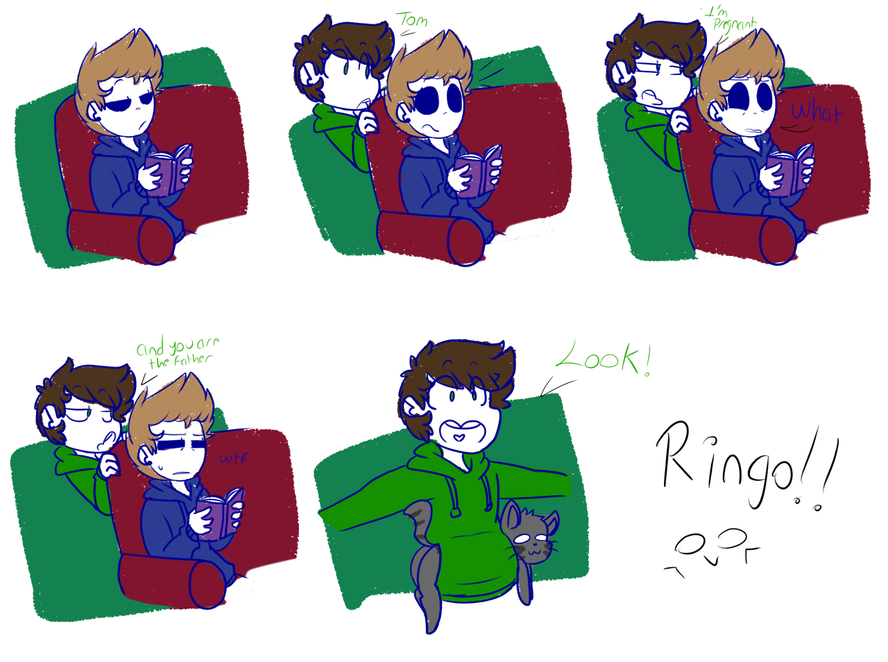 cocoarcoiris:  tomedd day 6-nsfw(or ringo)well i can’t draw nsfw, i feel weird