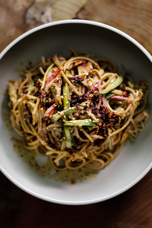 prettypasta:  Fiery Cold Sichuan Sesame Noodle