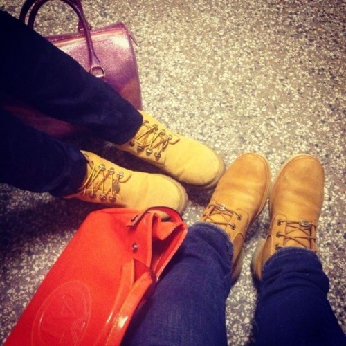 Timberland Family with @yabent3 #whatwewear#today #wednesday #berd #cold #winter #fashion #style #st