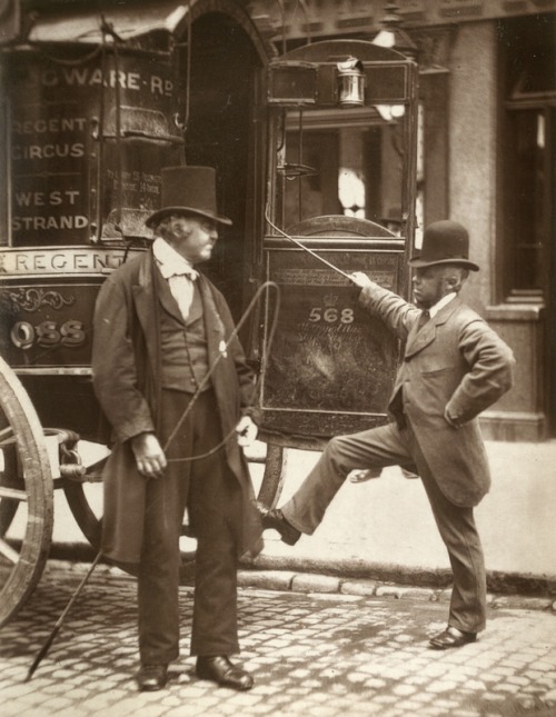 Cast Iron Billy (1877), from Street Life in London by John Thomson and Adolphe Smith: “’Forty-three 