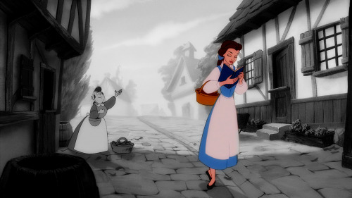 practicallydisney: With a dreamy far-off look and her nose stuck in a book…