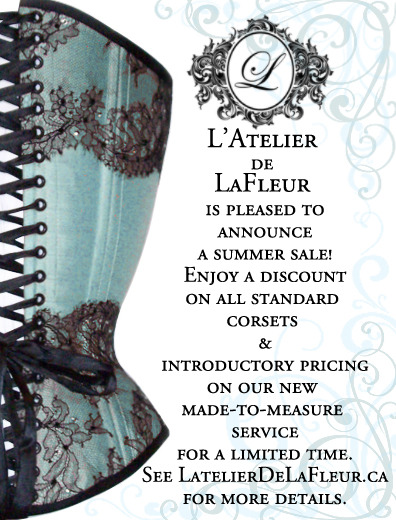minalafleur:  ONLY TWO WEEKS LEFT to get your order in for a standard or made-to-measure corset at t
