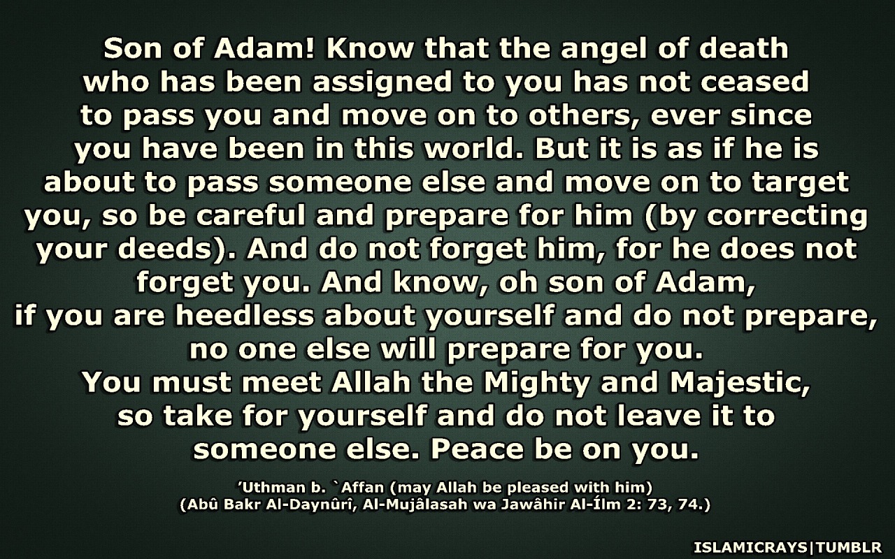 Why Angel of Death Comes To You 5 Times a Day?, Islamic lectures