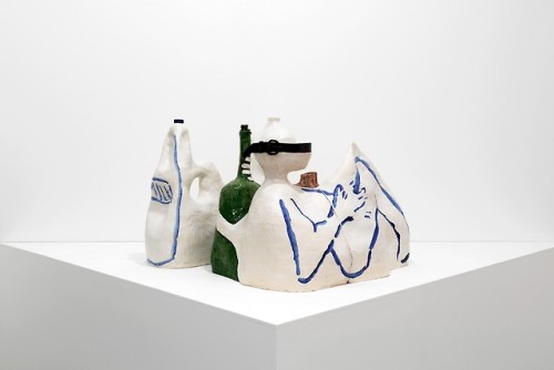 kakaji:  Jesse Wine, I’m going to shop, do you want anything? (2017)Glazed ceramic, 52 x 111 x