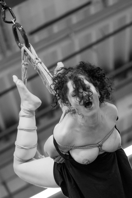 ropetography:  And one from the Bound-Fetish-Convention.Rigger: NawasabiModel: Schwarzes BiestPhoto: Ropetography