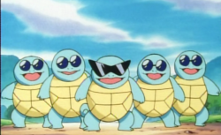 30-minute-memes:My one hope for the Detective Pikachu movie is that the Squirtle Squad appears as a local gang at some point