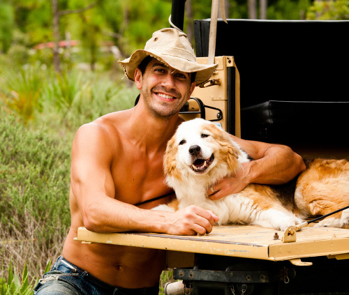 genesis950:  Hot guys & dogs   Hot guys & dogs