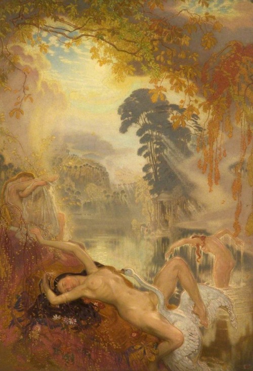 fleurdulys:Leda and the Swan - William Shackleton