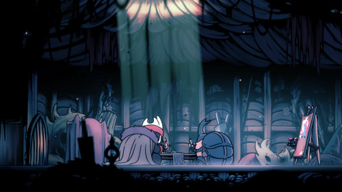 The canon LGBT+ character of the day isSheo (MLM) and Nailsmith (MLM) from Hollow Knight!