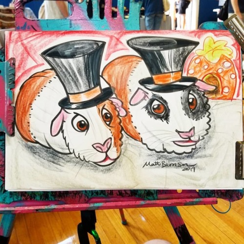 Do i draw pets?  Sure I do!   Meow, woof,  cah CAW, kuh KHAW!  Today is the Black Market! Get a caricature, buy some art, make some friends!    Walkable from the Central stop on the Redline (Central Square).   . . . . . . . #blackmarket #bostonhassle