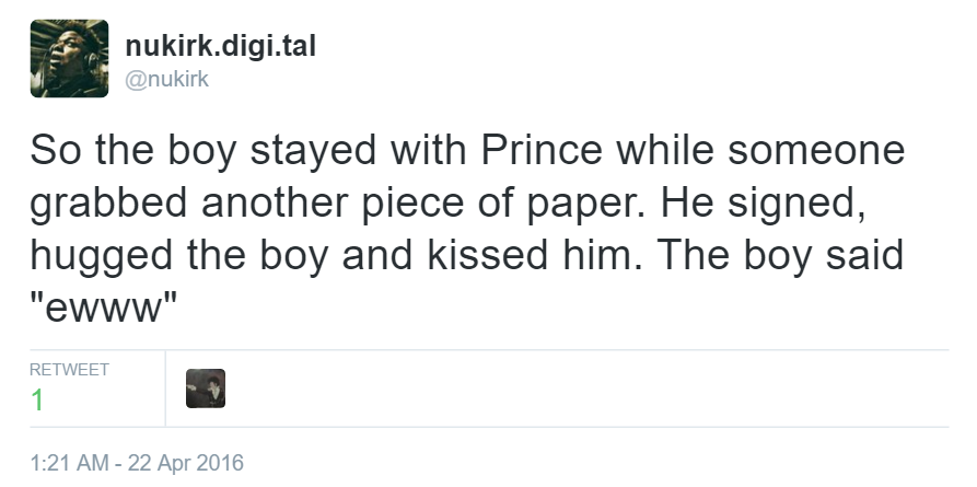 dynastylnoire:  nukirk:  So, I was reading Prince stories from celebrities. The more