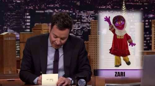Thank YOU, Jimmy Fallon, for singing about our new friend, Zari! https://youtu.be/Xf5AjClIYBY?t=2m10