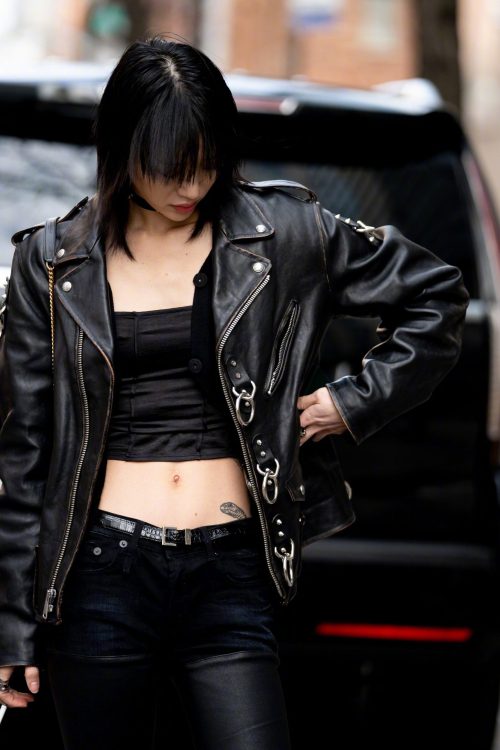black-is-no-colour:Sora Choi during New York Fashion Week Fall 2020.