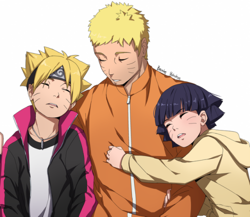 benteja: from Boruto SD! Seeing Sasuke and Naruto with their kids like this is ♥️