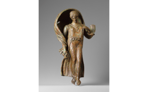 centuriespast: Statuette of a Draped Female Figure, perhaps NyxArtist/Maker:Unknown, Roman100 B.C.&n