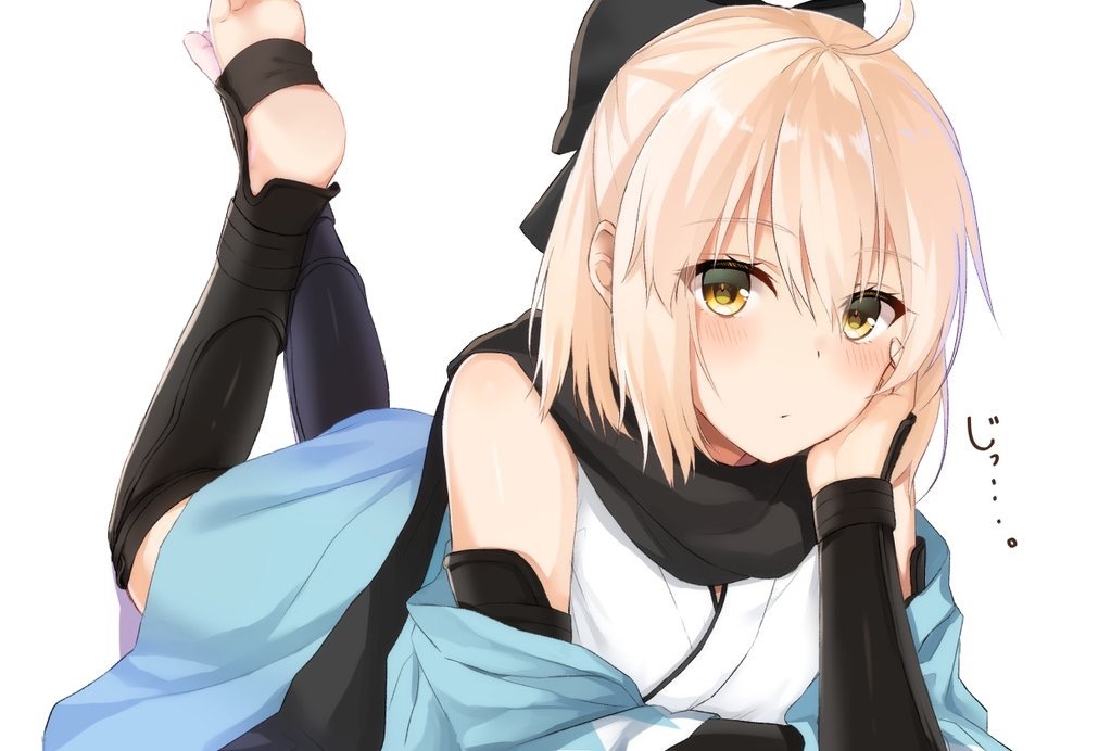 silvertsundere:▽沖田さんがこちらを見ている… | 緋月ひぐれ  ※Permission