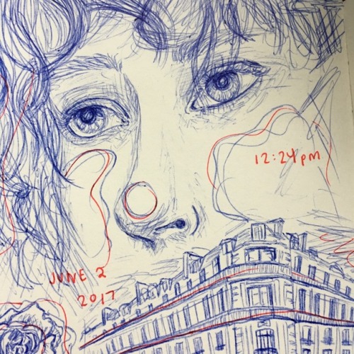 artandthoughtss: waiiiitt…,pen drawing’s so fun ,wow