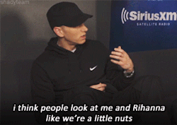 shadyteam:  Eminem talks about working with Rihanna on “The Monster” [x] 
