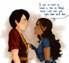 citrina-posts:moonmeg:I have no caption for this :) Based on:[ID: A three paneled comic of Zuko and Katara, dressed in their Book 3 clothes. In the first, Katara is glaring angrily at Zuko and pointing one finger to his chest. She is saying, “If you