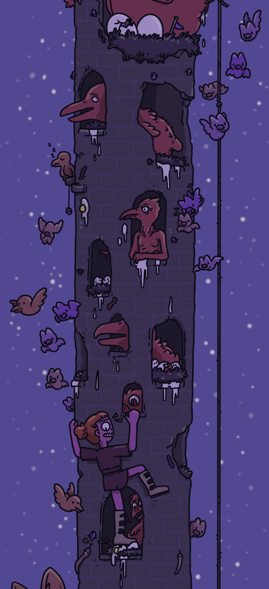 Just In Time For A Spooky Drawing I Work On This Project Over On Twitch If You Wanna Make Suggestions