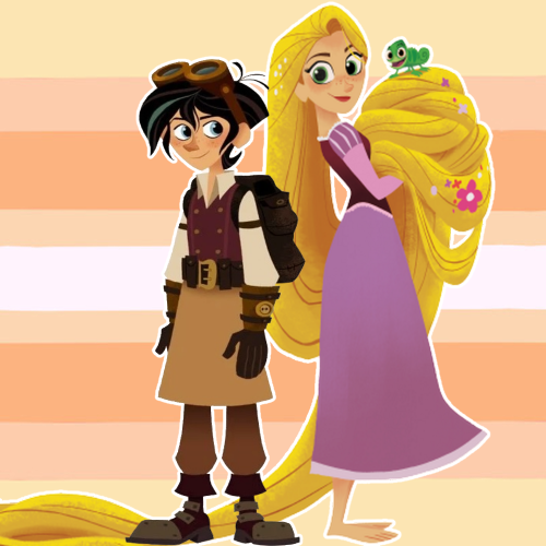  VARIAN & RAPUNZEL FROM TANGLED ARE BEST FRIENDSrequested by anonymous 