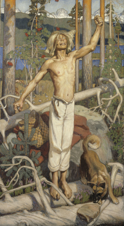 Kullervo Cursing, Akseli Gallen-Kallela, 1899