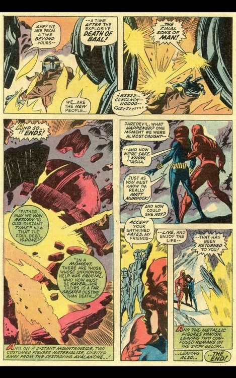 197202 Daredevil #84 – Page 22 Well that was weird …