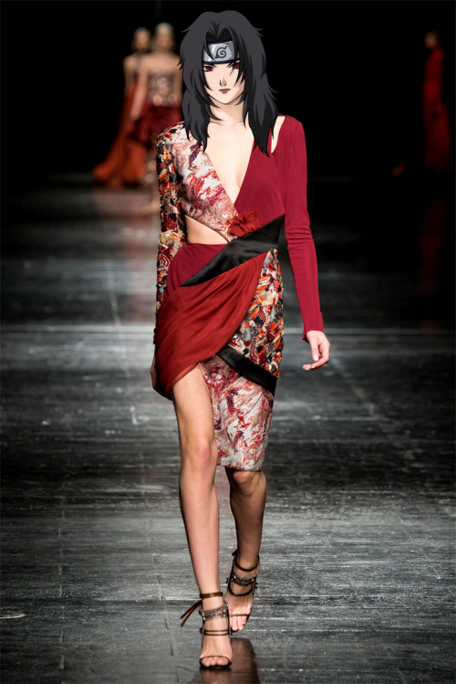 Kurenai Yūhi in Prabal Gurung Fall-Winter 2014-15