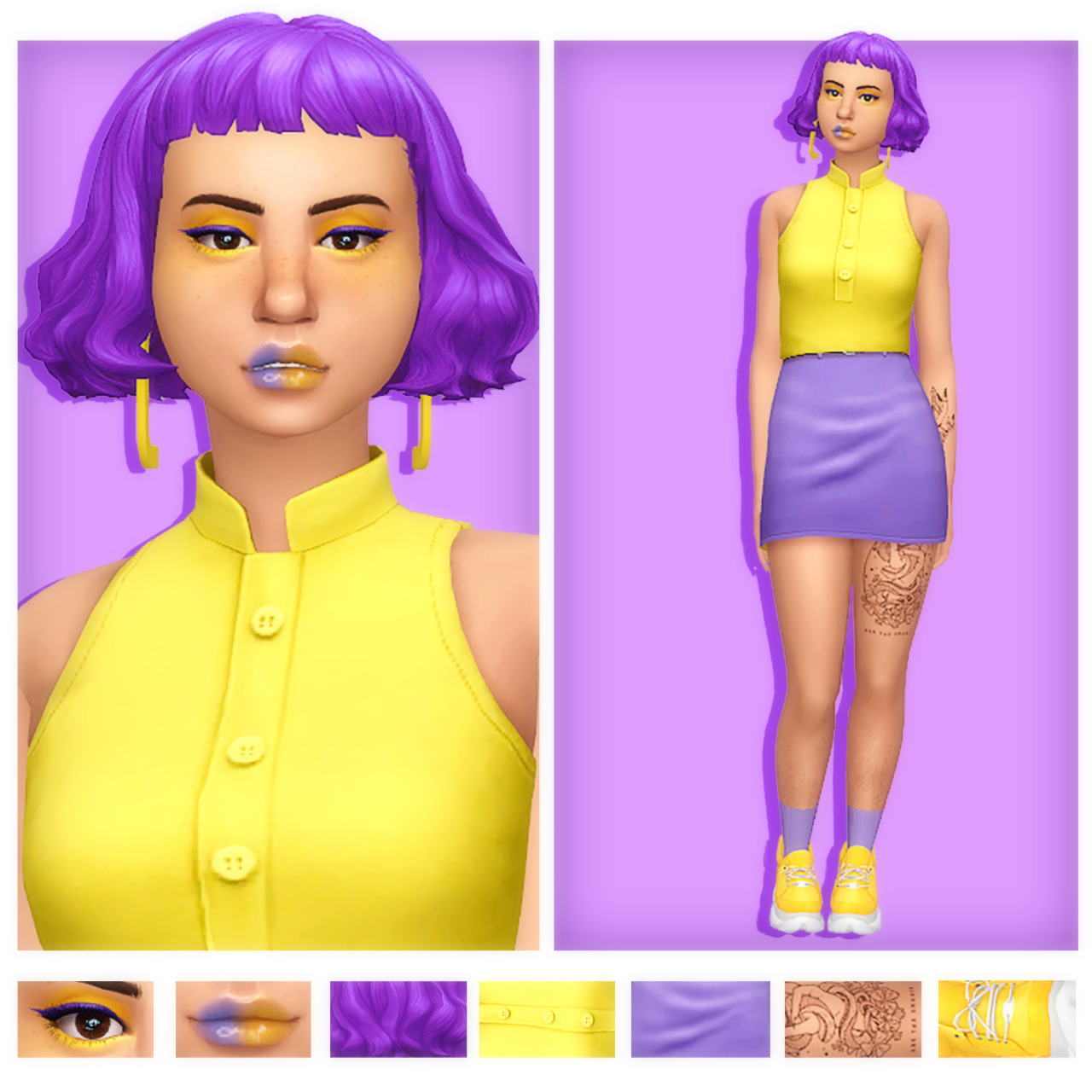 Ts4 Lookbook Sweet Peach Dreams