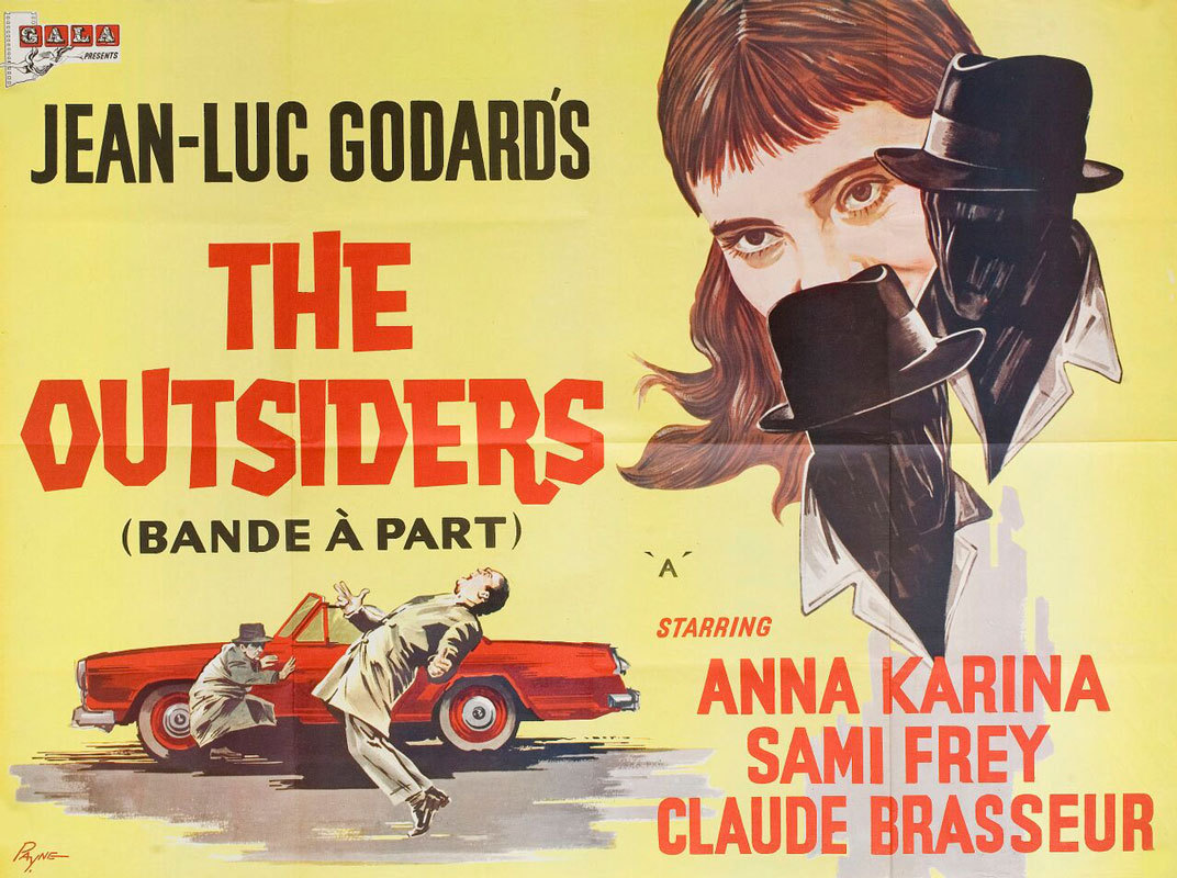 Movie Poster Of The Day Uk Quad For Band Of Outsiders Jean Luc Godard