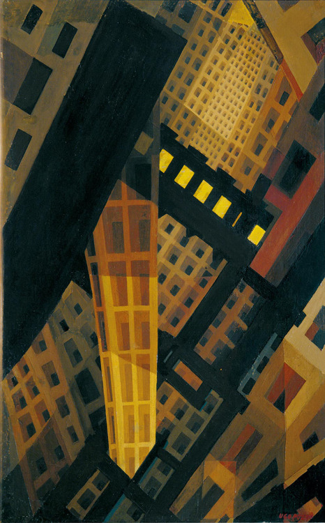 kafkasapartment:Cosmopolis (Cosmopoli), 1925. Ugo Pozzo. Oil on canvas