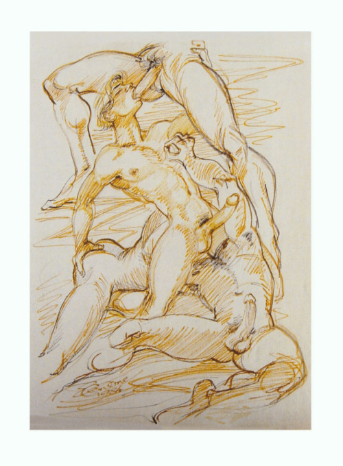 Fantasy of Action 16 - by Ed Cervone - This is from a retrospective of his work.Read an extremely fa
