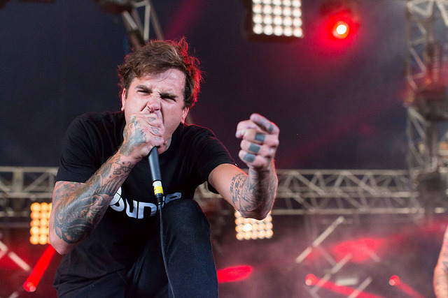 flynshh:  Joel Birch -The Amity Affliction by bottle top on Flickr. 