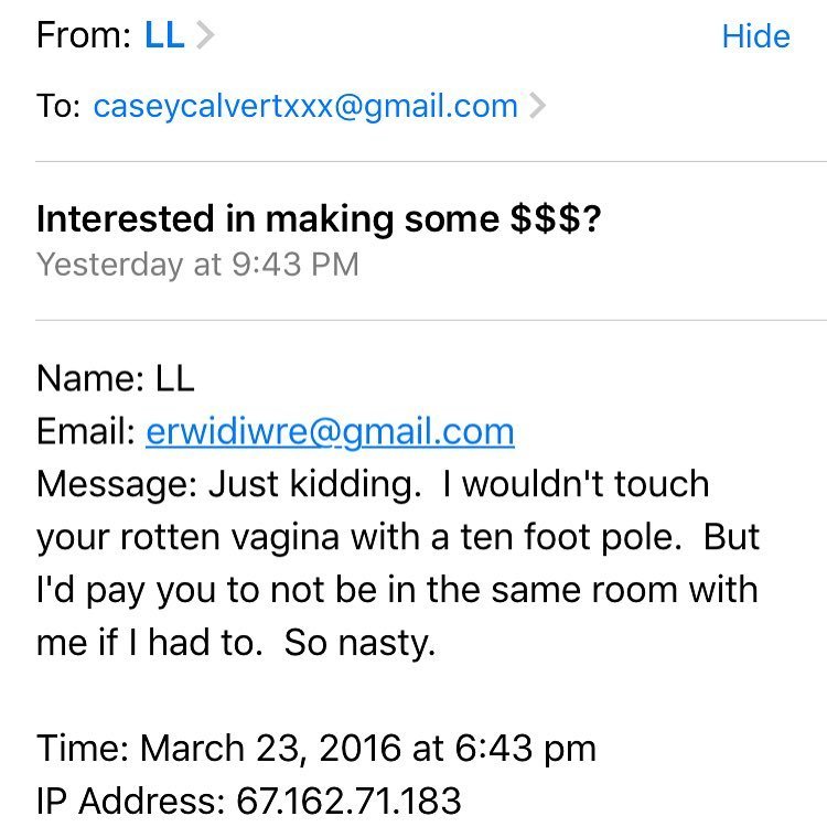 caseycalvertxxx:  I have the best fans!!! 😂😂   Seems like every year these