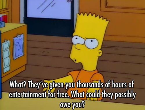 dixdafne:Anyone remembers when The Simpsons even predicted fandom’s behavior?
