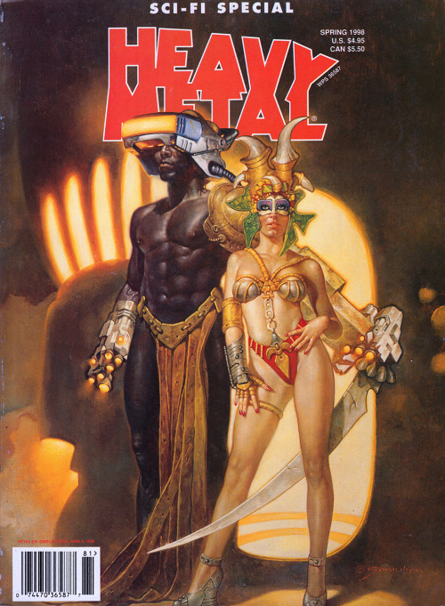 HEAVY METAL (Spring 1998) Cover art by Sanjulián