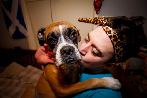 Pretty standard Hogmanay party this year with added cross-dressing and beast houndage.