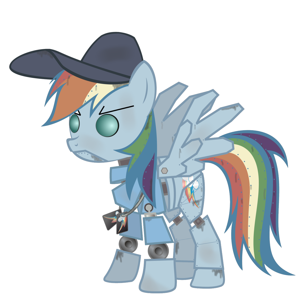 avastindy:Rainbow Dash as the Scout - from my collection of Team Fortress 2 main