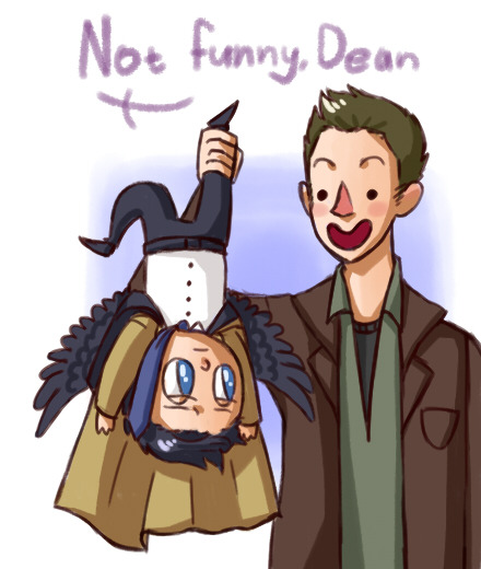 mapalap:  huntersathogwarts:  I hardly ever reblog fan art but this take on the Angels