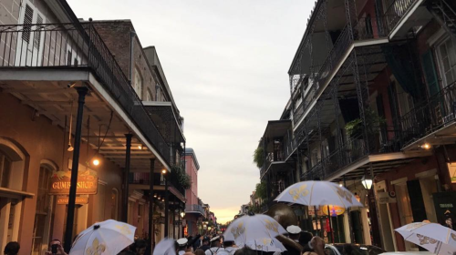 laurenjauregui: 2nd line all the way from the chapel to the hotel! Probably one of the most fun thin